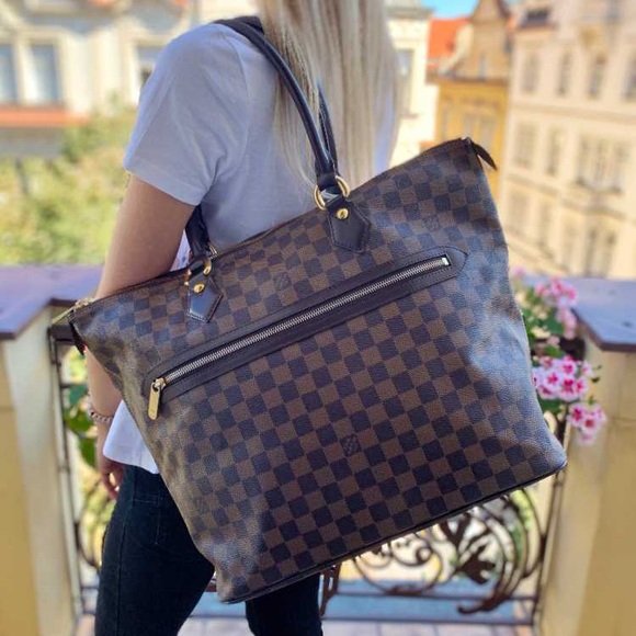 Authentic Louis Vuitton Damier Canvas Saleya GM